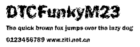 DTCFunkyM23.ttf字體轉換器圖片