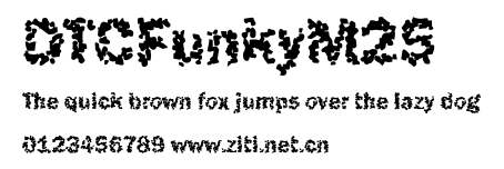 DTCFunkyM25.ttf字體轉換器圖片