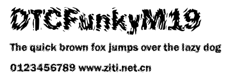 DTCFunkyM19.ttf字體轉換器圖片