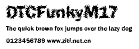 DTCFunkyM17.ttf字體轉換器圖片