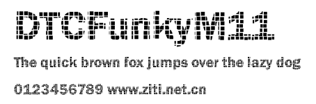 DTCFunkyM11.ttf字體轉換器圖片