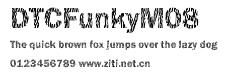 DTCFunkyM08.ttf字體轉換器圖片