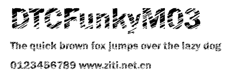 DTCFunkyM03.ttf字體轉換器圖片