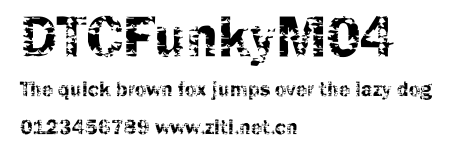 DTCFunkyM04.ttf字體轉換器圖片