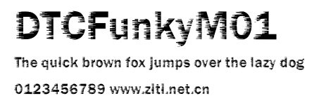 DTCFunkyM01.ttf字體轉換器圖片