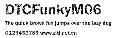 DTCFunkyM06.ttf字體轉換器圖片