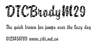 DTCBrodyM29.ttf字體轉換器圖片