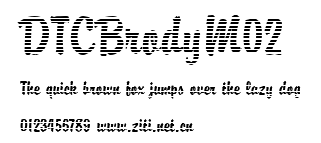 DTCBrodyM02.ttf字體轉換器圖片