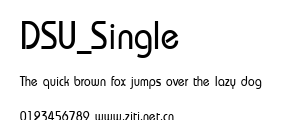 DSU_Single.ttf字體轉換器圖片