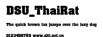 DSU_ThaiRat.ttf字體轉換器圖片