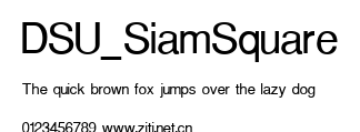 DSU_SiamSquare.ttf字體轉換器圖片