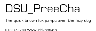 DSU_PreeCha.ttf字體轉換器圖片
