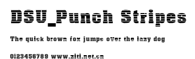 DSU_Punch Stripes.ttf字體轉換器圖片