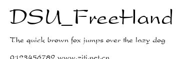 DSU_FreeHand.ttf字體轉換器圖片