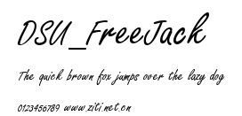 DSU_FreeJack.ttf字體轉換器圖片