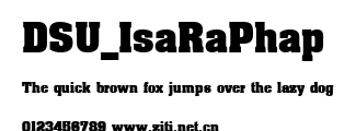 DSU_IsaRaPhap.ttf字體轉換器圖片