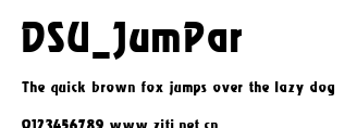 DSU_JumPar.ttf字體轉換器圖片