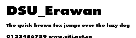 DSU_Erawan.ttf字體轉換器圖片