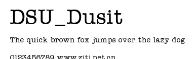 DSU_Dusit.ttf字體轉換器圖片