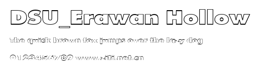 DSU_Erawan Hollow.ttf字體轉換器圖片