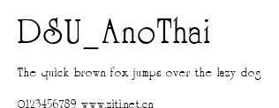 DSU_AnoThai.ttf字體轉換器圖片