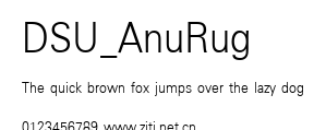DSU_AnuRug.ttf字體轉換器圖片