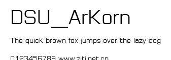 DSU_ArKorn.ttf字體轉換器圖片