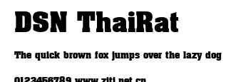 DSN ThaiRat.ttf字體轉換器圖片