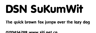 DSN SuKumWit.ttf字體轉換器圖片