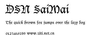 DSN SaiMai.ttf字體轉換器圖片