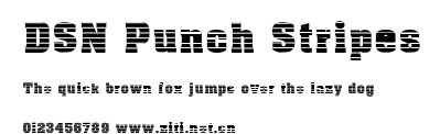 DSN Punch Stripes.ttf字體轉換器圖片