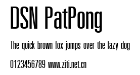 DSN PatPong.ttf字體轉換器圖片