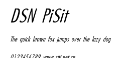 DSN PiSit.ttf字體轉換器圖片