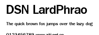 DSN LardPhrao.ttf字體轉換器圖片