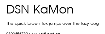 DSN KaMon.ttf字體轉換器圖片