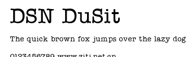 DSN DuSit.ttf字體轉換器圖片