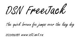DSN FreeJack.ttf字體轉換器圖片