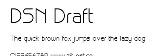DSN Draft.ttf字體轉換器圖片
