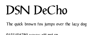 DSN DeCho.ttf字體轉換器圖片