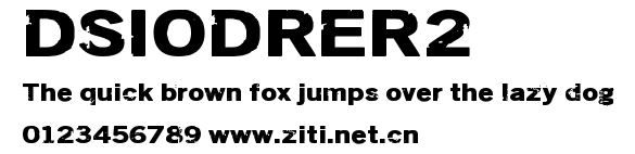 DSIODRER2.ttf字體轉換器圖片