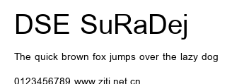 DSE SuRaDej.ttf字體轉換器圖片