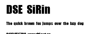 DSE SiRin.ttf字體轉換器圖片