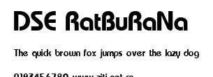 DSE RatBuRaNa.ttf字體轉換器圖片