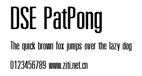 DSE PatPong.ttf字體轉換器圖片