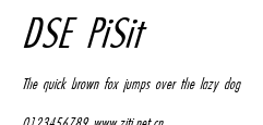 DSE PiSit.ttf字體轉換器圖片