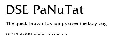 DSE PaNuTat.ttf字體轉換器圖片