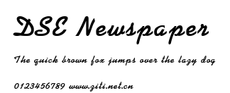 DSE Newspaper.ttf字體轉換器圖片