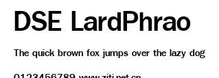 DSE LardPhrao.ttf字體轉換器圖片