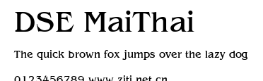 DSE MaiThai.ttf字體轉換器圖片