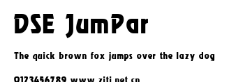 DSE JumPar.ttf字體轉換器圖片